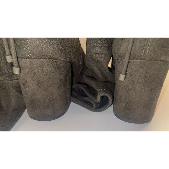 ALDO Womens Adessi Suede Over the Knee High Boots Block 3” Heel Brown Size 8.5 - Picture 4 of 8